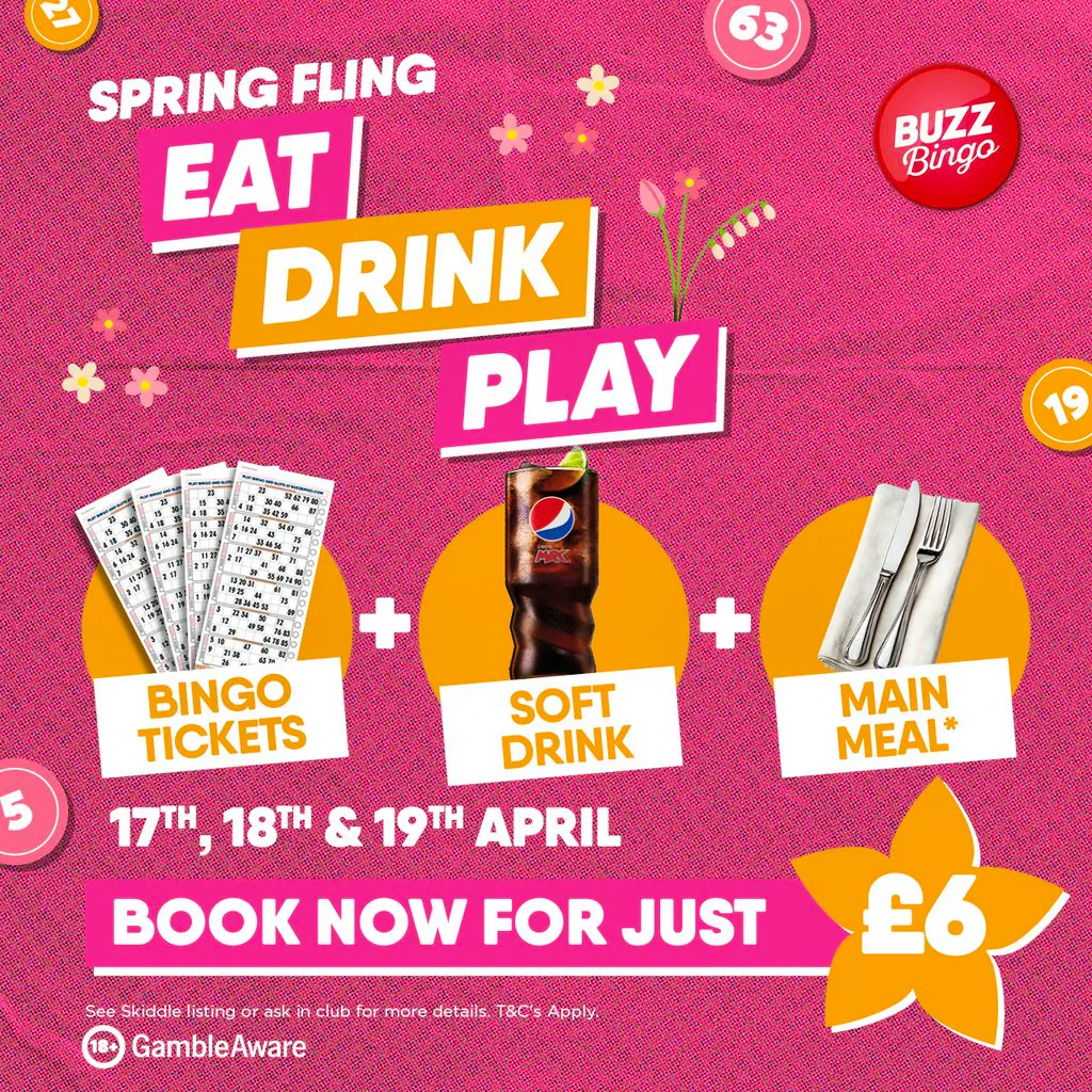 Spring Fling Tickets - Buzz Bingo Leeds 18/04 at Buzz Bingo Leeds