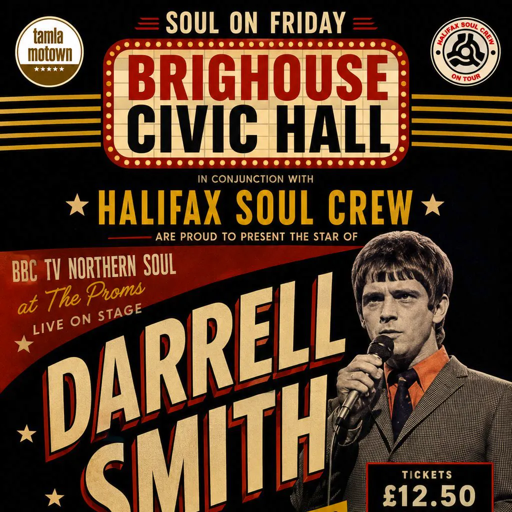 Halifax Soul Crew Present Darrel Smith Live at Brighouse Civic Hall LIVE