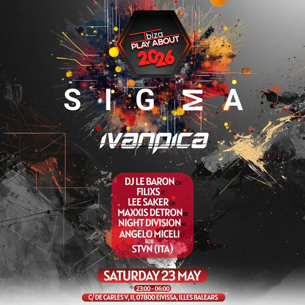 Ibiza.PlayAbout @ Sigma Ibiza with Ivan Pica at Sigma Ibiza