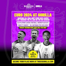 ENGLAND V Serbia -EURO 2024 AT GORILLA at Gorilla
