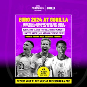 ENGLAND V Serbia -EURO 2024 AT GORILLA