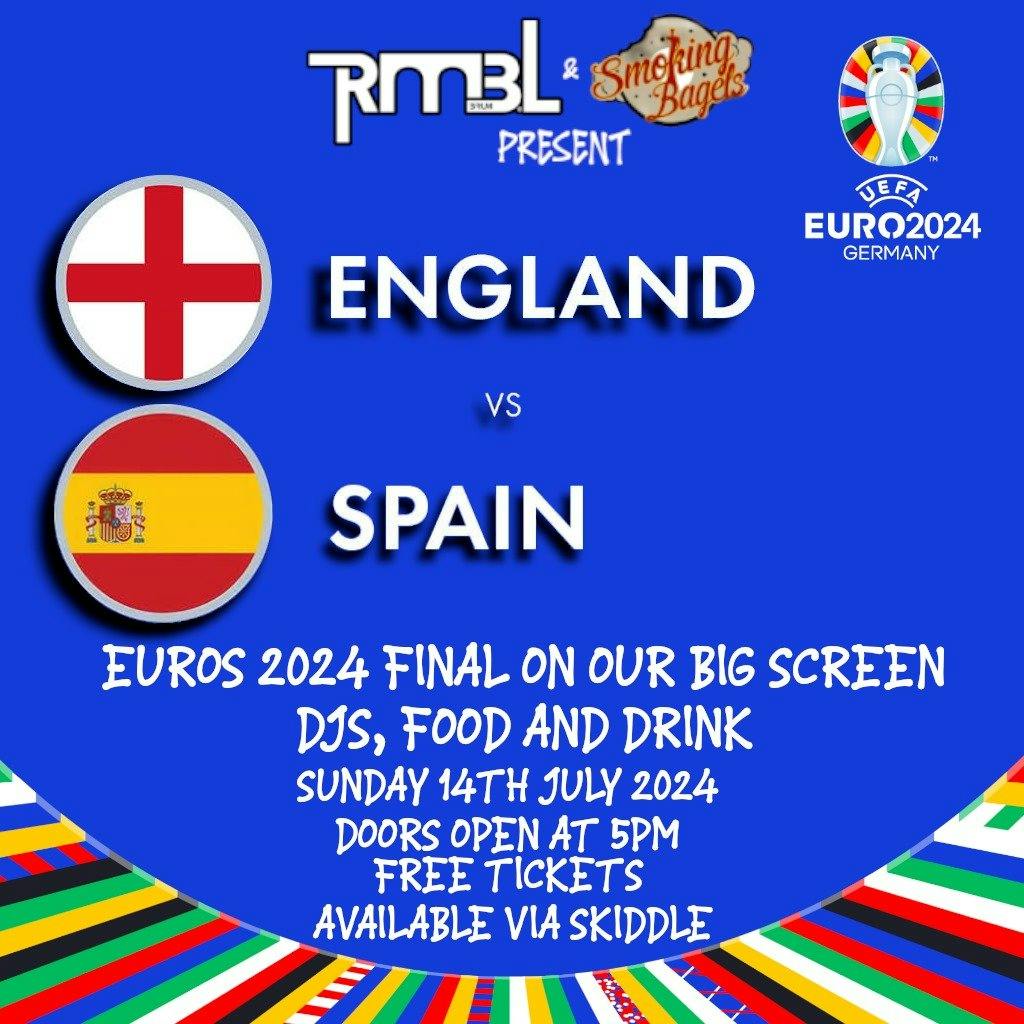 Euros 2024 England Vs Spain | RMBL Birmingham Sun 14 July 2024