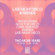 Late Night Disco - Bank Holiday Special at Two More Years