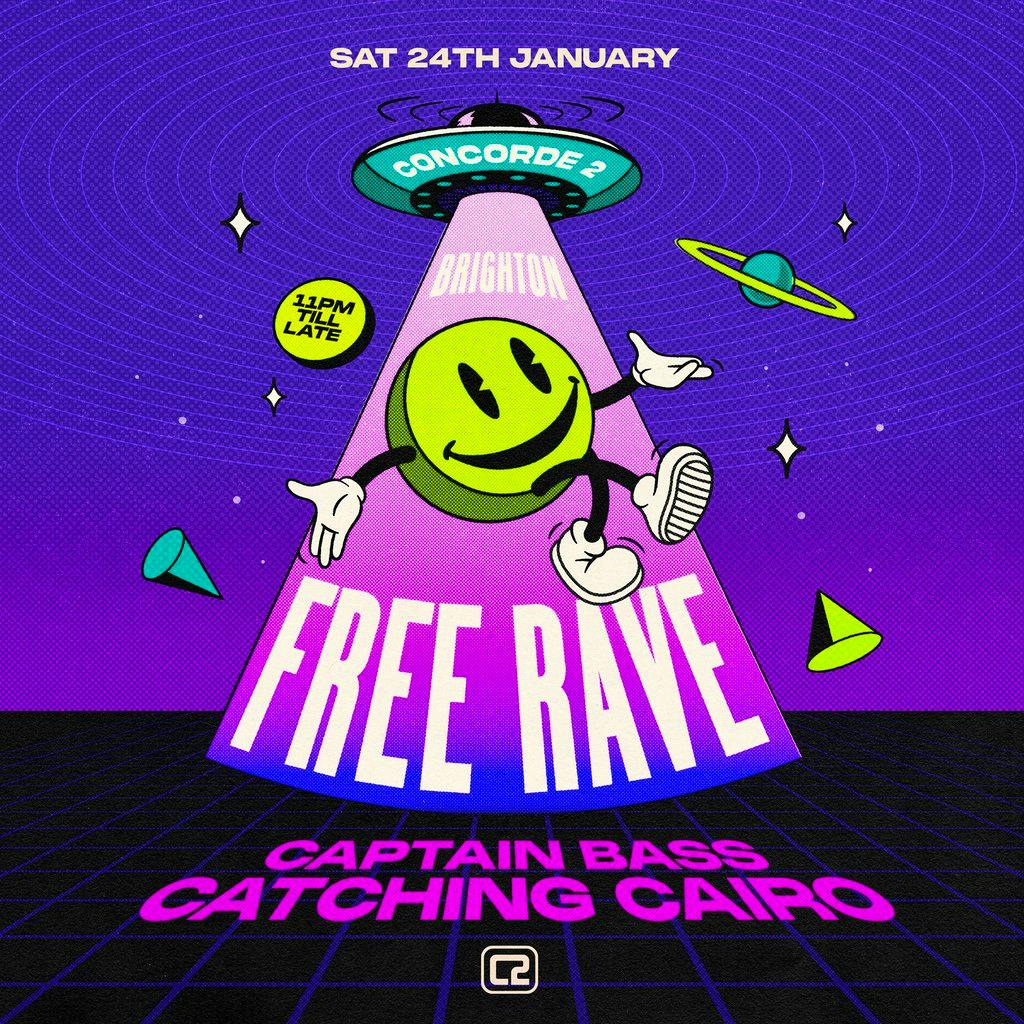 Free Rave - Catching Cairo & Captain Bass at The Concorde 2