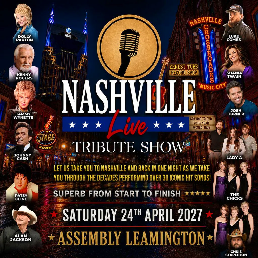 NASHVILLE LIVE Sat 24/04/27 at The Assembly Leamington