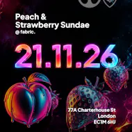 Peach & Strawberry Sundae @fabric at Fabric London