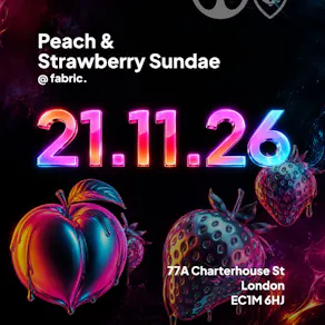 Peach & Strawberry Sundae @fabric