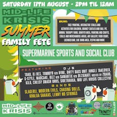 Mid Life Krisis Summer Family Fete at Swindon Supermarine Sports And Social Club