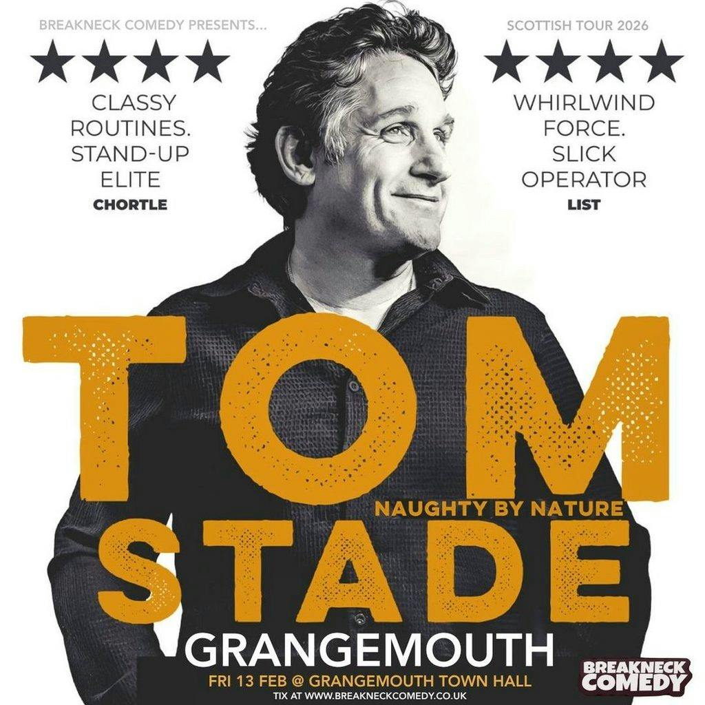 Tom Stade at Grangemouth Town Hall