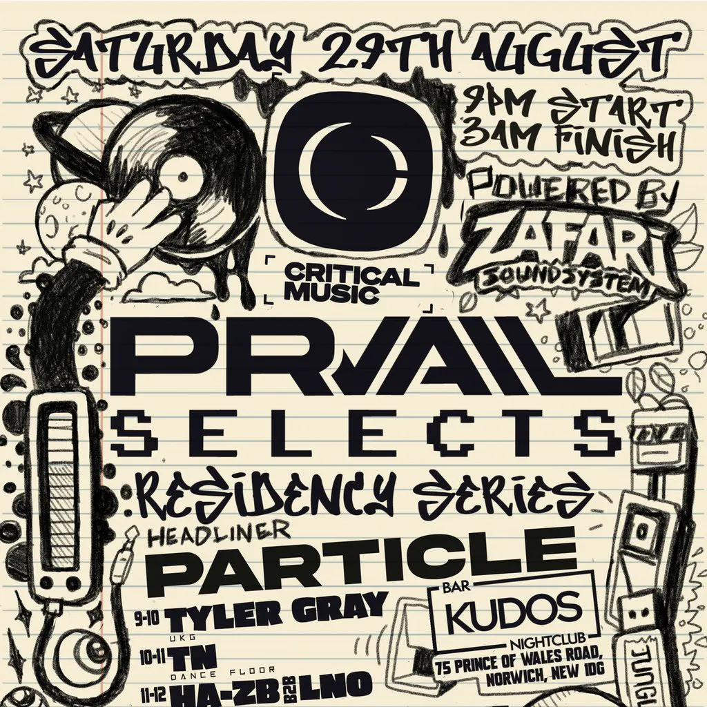PRVAIL SELECTS: PARTICLE (residency series) at Kudos Bar And Nightclub