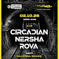 Long Dark Tunnel | CIRCADIAN, NERSHA, ROVA | 02.10.26 | Exeter at Move Exeter