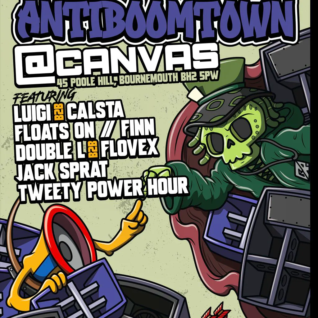 AntiBoomTown at Canvas Bournemouth