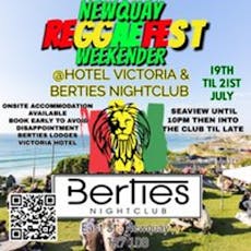Reggaefestweekender ticket only weekend at Victoria Hotel Newquay