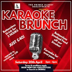 Karaoke Brunch at Prince Albert Bexleyheath