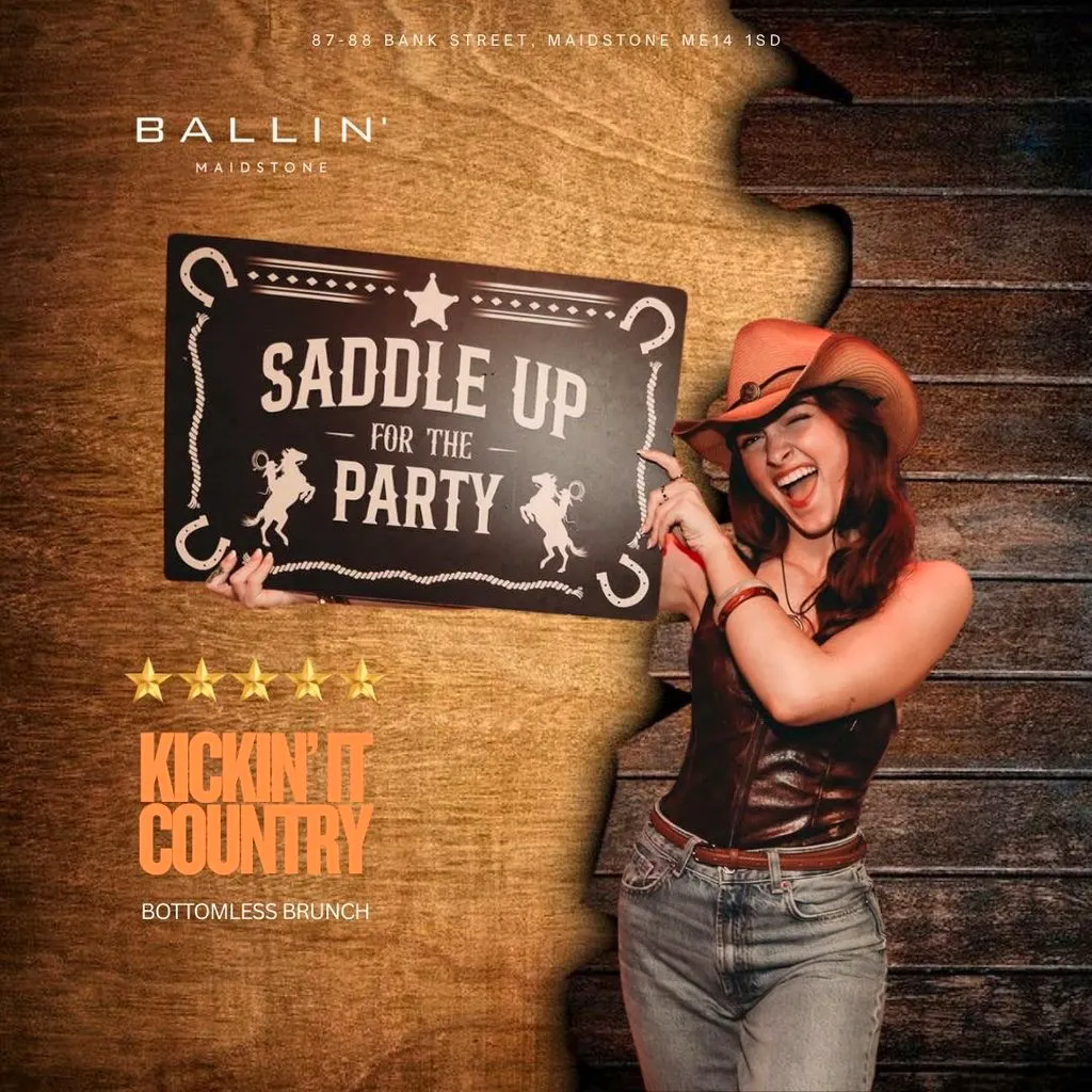 Kickin' It Country Bottomless Brunch at BALLIN' Maidstone
