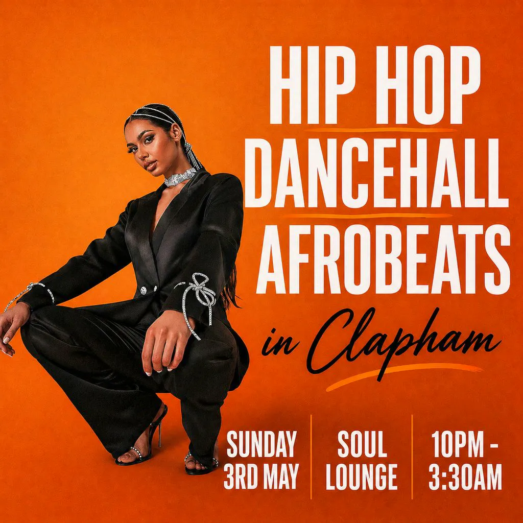 Hip Hop, Dancehall, Afrobeats In Clapham (£5 B4 12am Tickets) at Soul Lounge Clapham