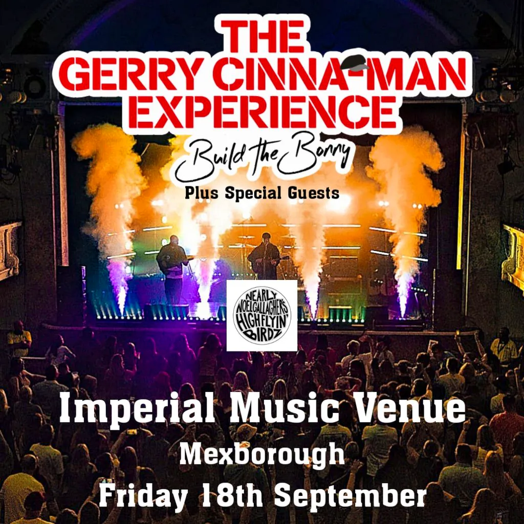 The Gerry Cinna-Man Experience at Imperial Music Venue