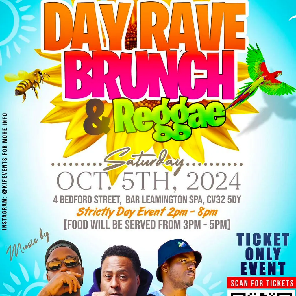 Day Rave Brunch & Reggae at Bedford Street