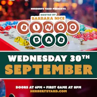 Bingo Bab September- A night with Barbara Nice at Herberts Yard