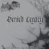 Fang Night: Denied Legacy, Bloodroot, Lurid, Crxssed Out at LTB SHOWROOMS PRIORY VISITOR CENTRE COVENTRY CV1 5EX