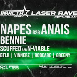 Invicta Audio: Alien Laser Rave | Nottingham Tickets | Hidden Warehouse  Nottingham  | Sat 4th February 2023 Lineup