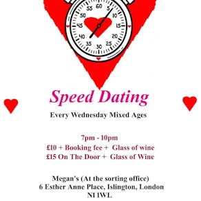 Speed Dating. Mixed Ages.  Wednesdays