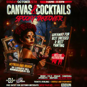 Canvas & Cocktails: Spooky Takeover