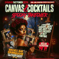 Canvas & Cocktails: Spooky Takeover at Birdies Bar