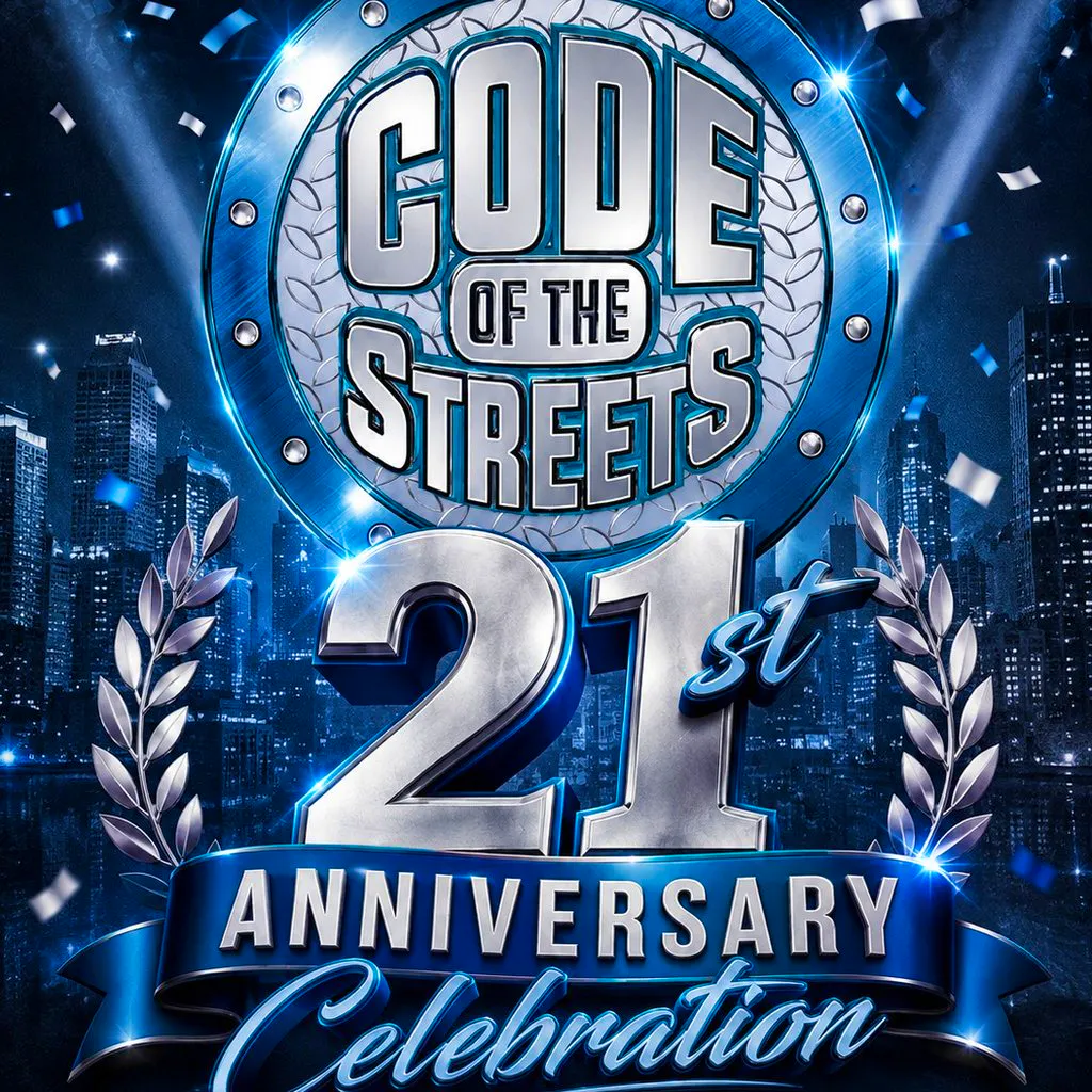Code Of The Streets 21s Anniversary at RUMORS Lounge Bar And Pub