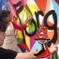 Zap Graffiti Art class at ZAP GRAFFITI At RESURRECTION