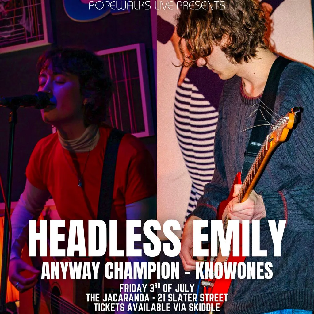 Headless Emily With Special Guests at The Jacaranda Club
