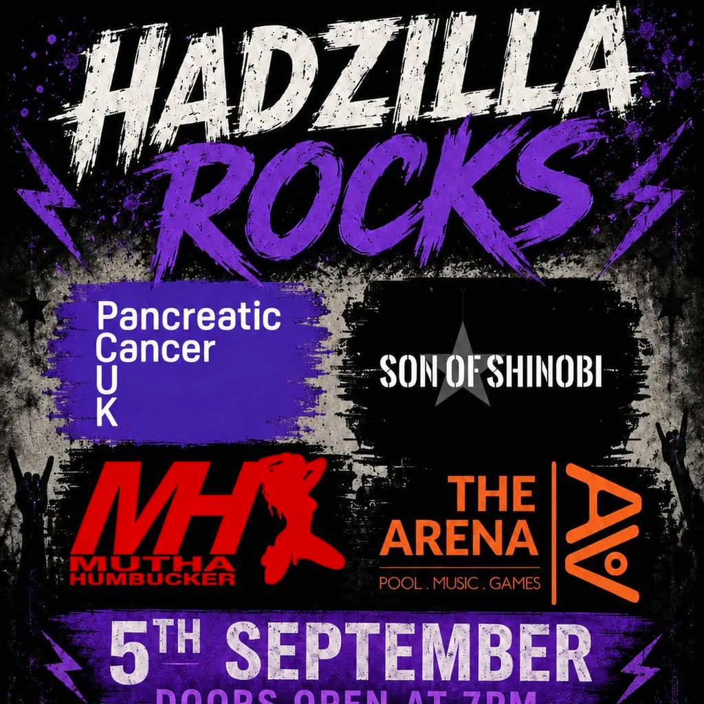 Hadzilla Rocks at The Arena Crewe