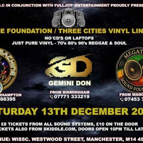 To the Foundation, 3 Cities Vinyl Link Up