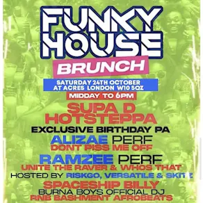 Funky house brunch