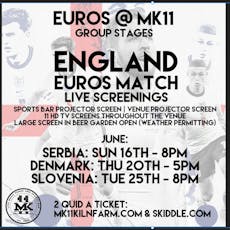 England vs Serbia - Euro 2024 Group Stage - Match 1 at MK11 LIVE MUSIC VENUE