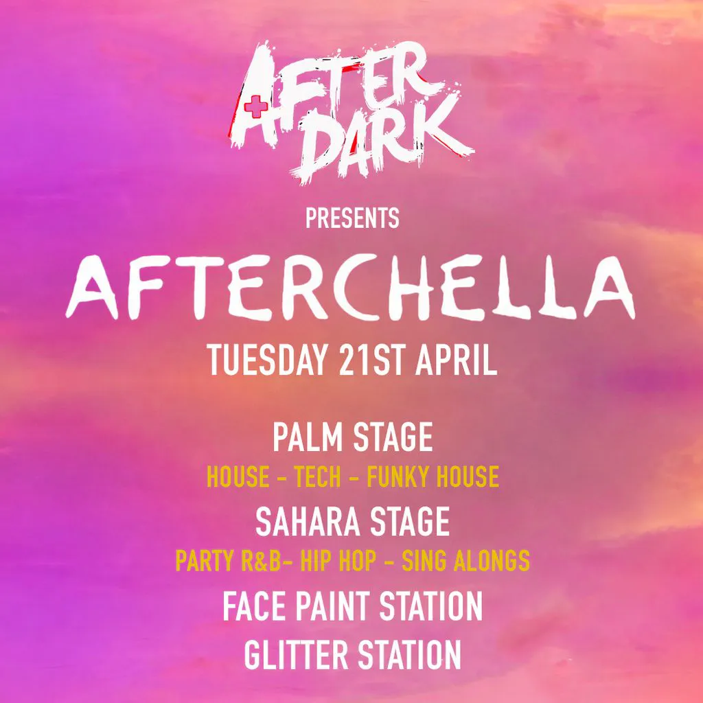 AFTER DARK presents AFTERCHELLA @ AMBERS - Palm Stage + More at Amber's