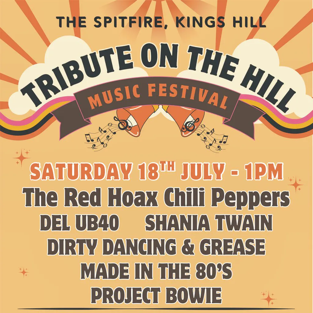 Tribute On The Hill 2026 at The Spitfire Pub
