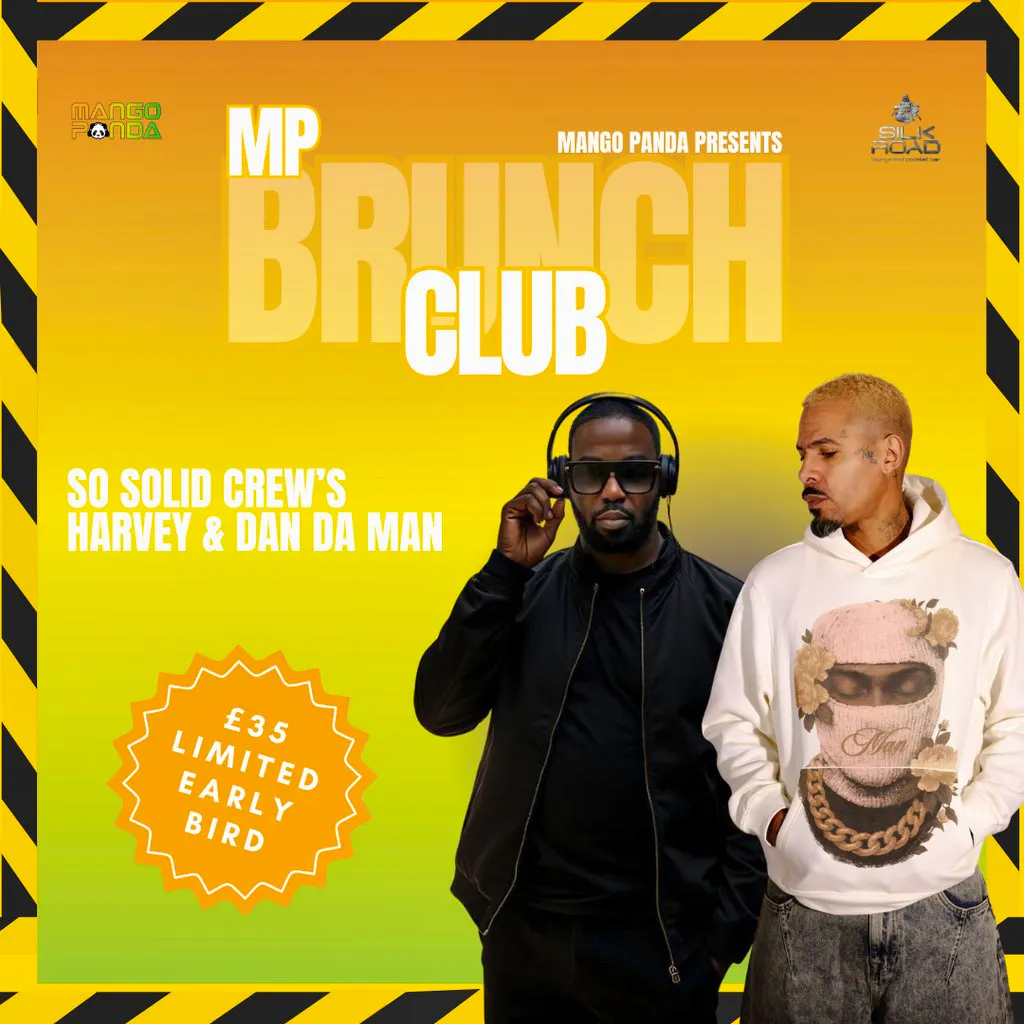 Mango Panda Brunch Club: So Solid Crew UKG Brunch - Colchester at Silk Road Lounge And Cocktail Bar