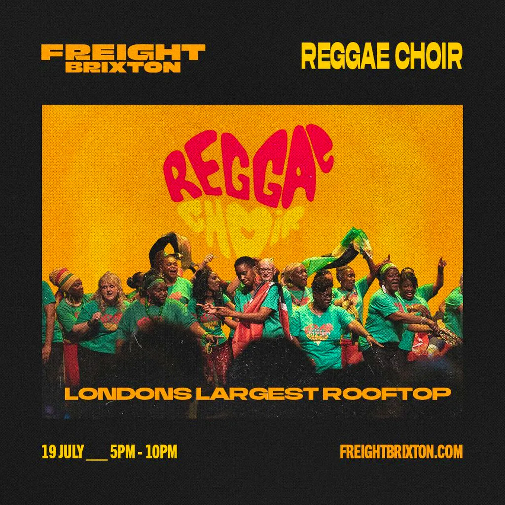 Reggae Choir Rooftop Party at Freight Brixton