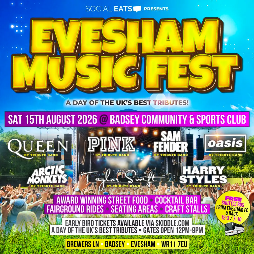 Evesham Music Festival 2026 at Badsey Community And Sports Club