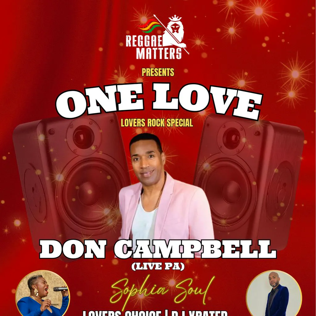 Reggae Matters presents One Love - Lovers Rock Special at Club Six's