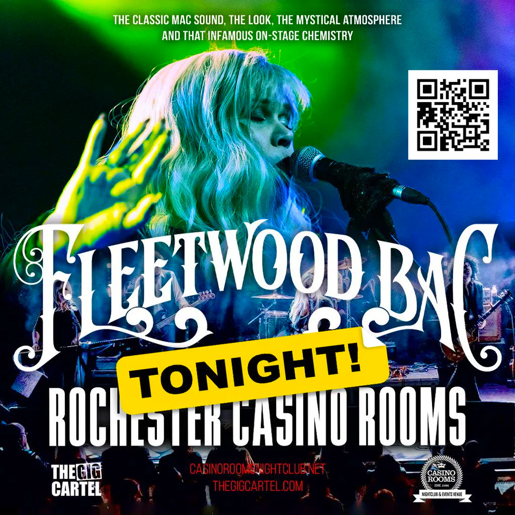 Fleetwood Bac - Saturday 30th May 2026 at Casino Rooms