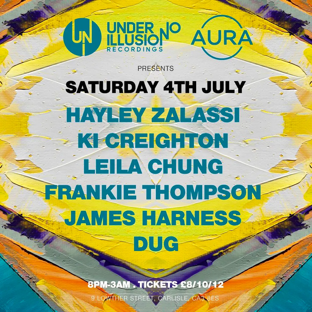 UNI x AURA presents Hayley Zalassi at AURA Carlisle