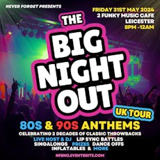 BIG NIGHT OUT - 80s v 90s Leicester, 2Funky Music Cafe at 2FunkyMusic Cafe