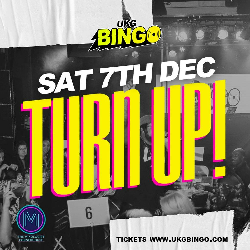 Tickets UKG Bingo Nottingham The Mixologist Cocktail And Wine Bar