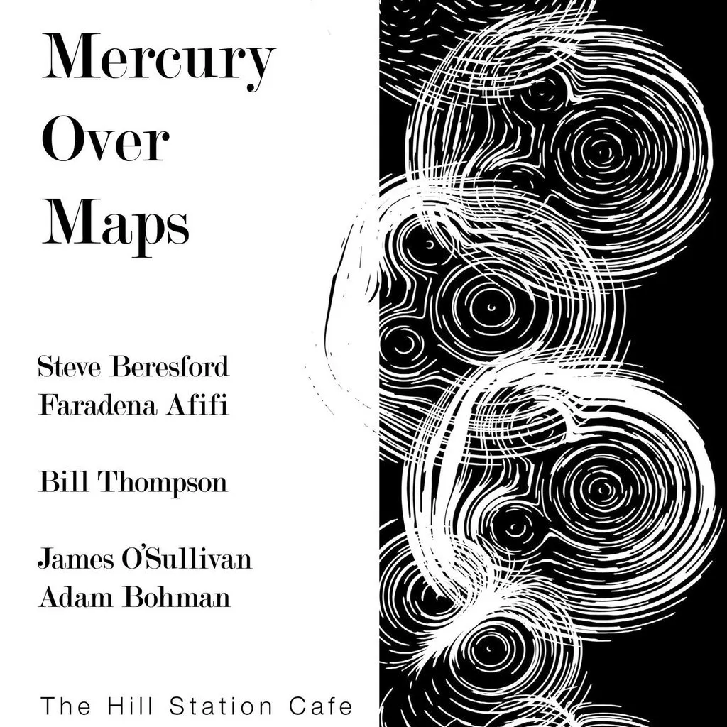 Mercury over maps at Hill Station Cafe And Bar