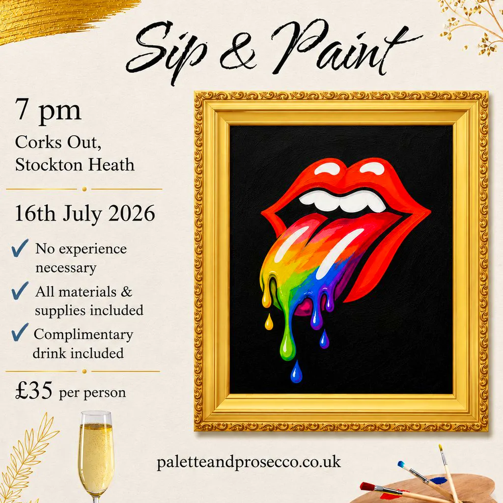 Corks Out - Rolling Stones Style Mouth at Corks Out