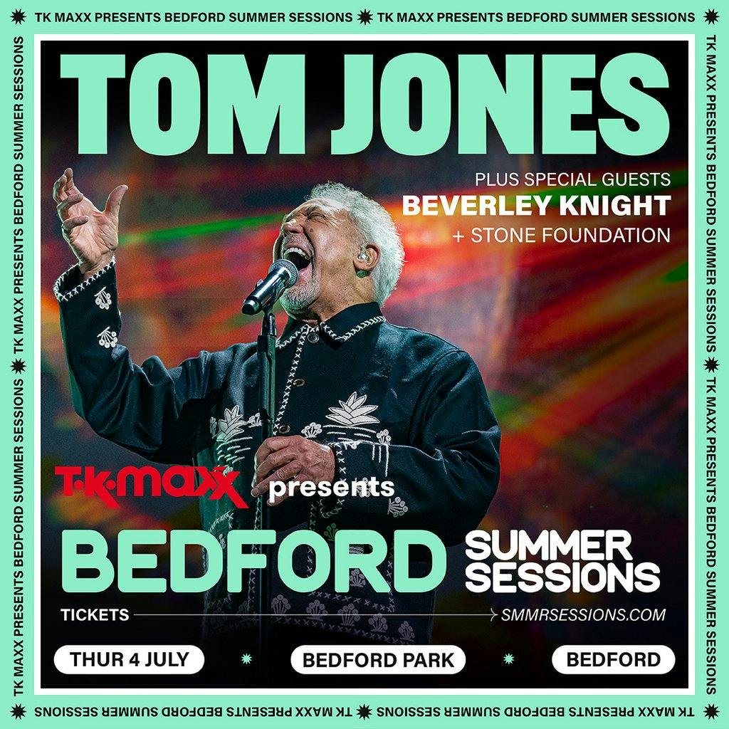 Tom Jones Tickets Bedford Park Bedford Thu 4th July 2024 Lineup