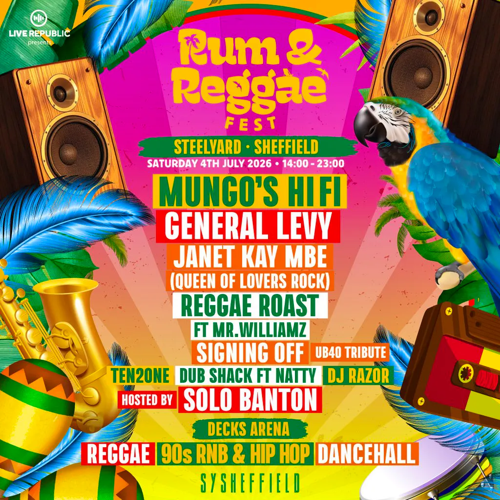 Rum & Reggae 2026 | SteelYard, Sheffield at SYSheffield (Steel Yard)