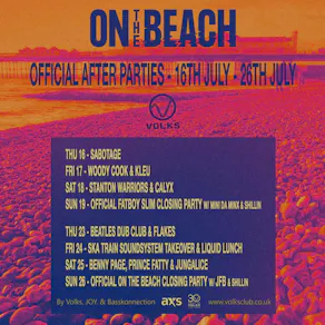 On the Beach Official Afterparty - Beatles Dub Club & Flakes